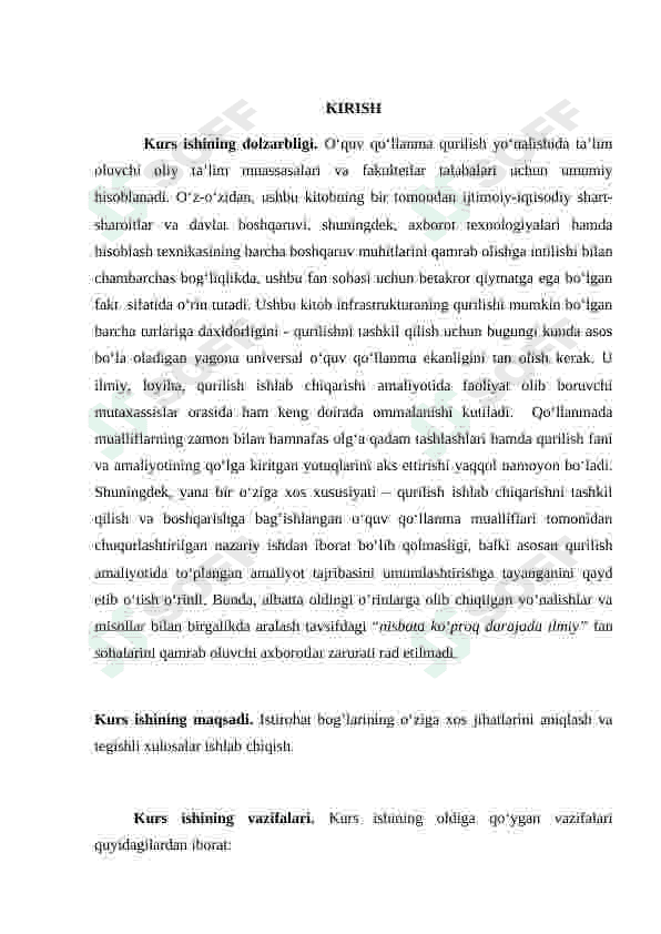 Istirohat bog'larini barpo etish 3