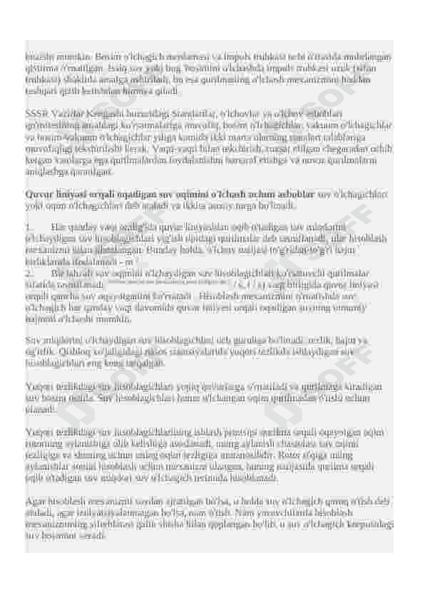 Nasos stantsiyalarining nazorat o'lchash asboblari 4