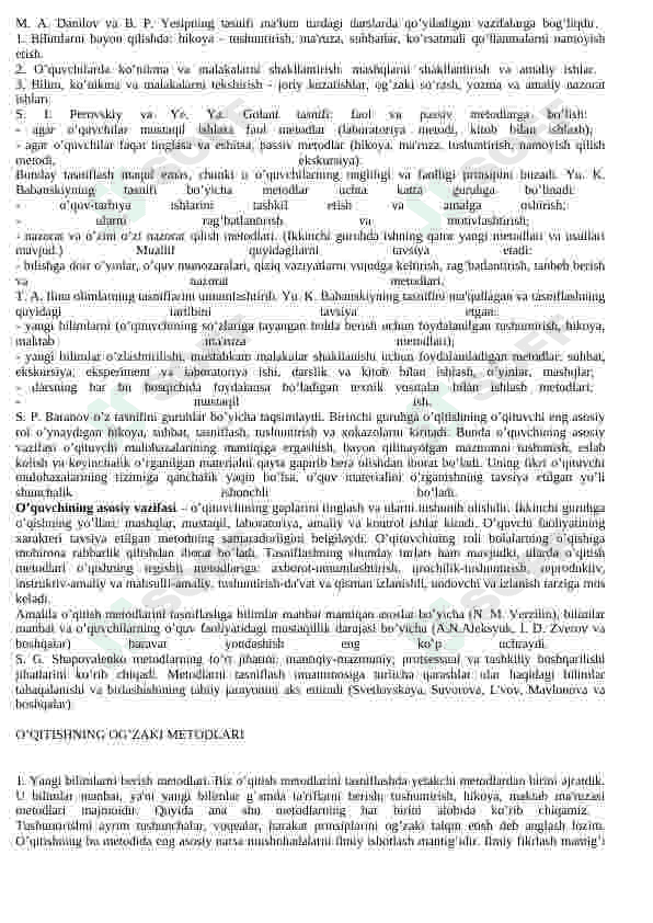 Ta'limni tashkil etish shakllari 4