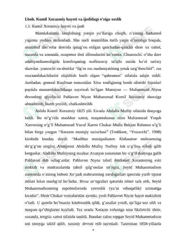 Komil Xorazmiy lirikasi 4