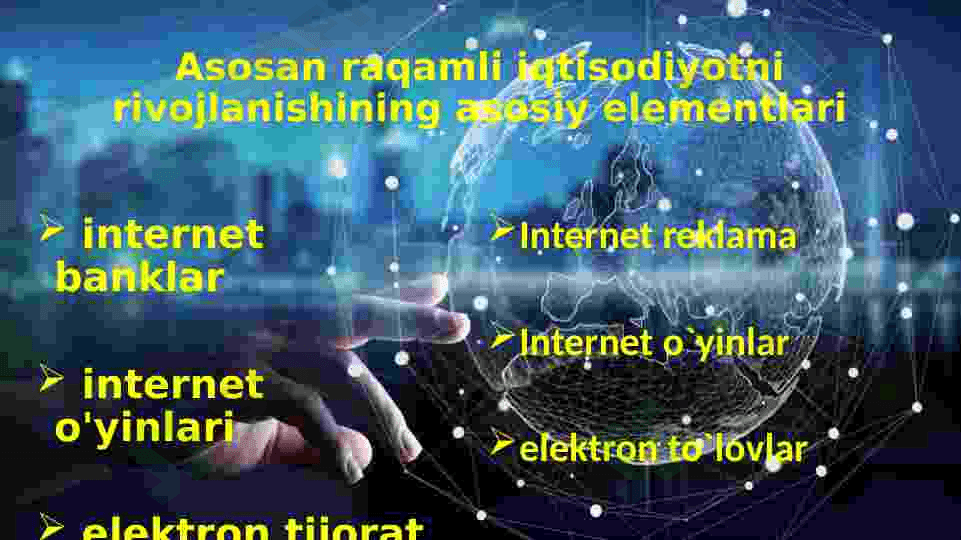 Raqamli texnalogiyalar 4