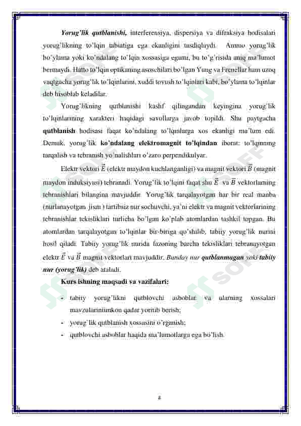 Tabiiy yorug'likni qutblovchi qurilmalar va ularning xossalari 4