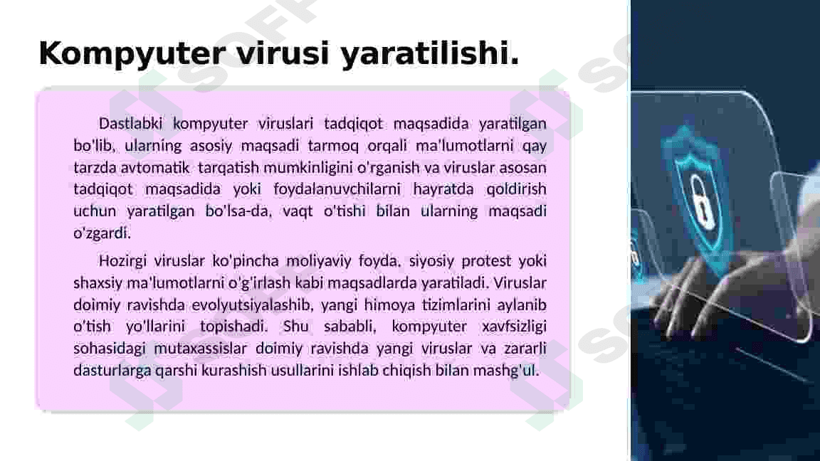 Kompyuter viruslar va ulardan himoya qilish usullari 4
