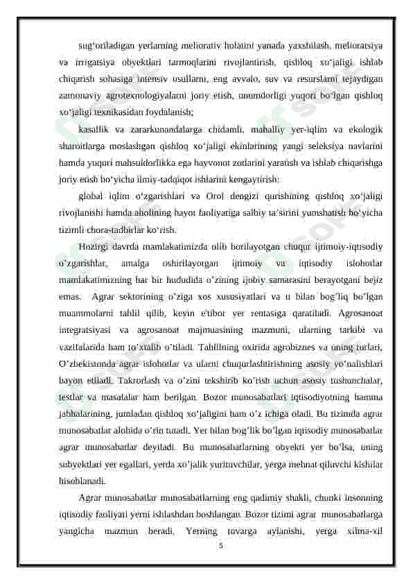 Agrar munosabatlar va ularning bozor tizimidagi xususiyatlari 4