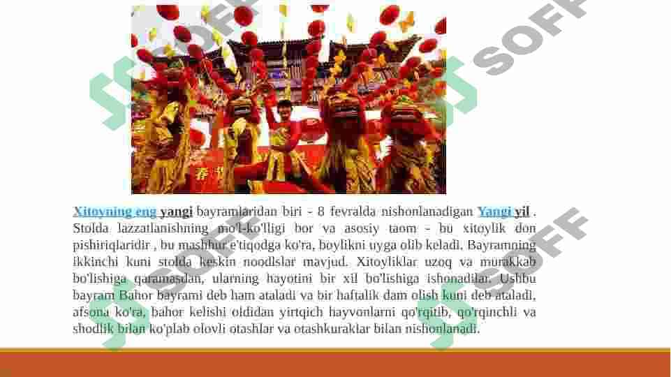 Xitoyning an'anaviy bayramlari 4