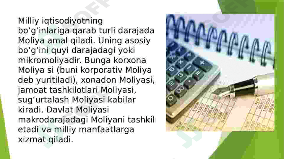 Pul mablag’lari holatini ifodalovchi moliyaviy ko’rsatkichlar 4