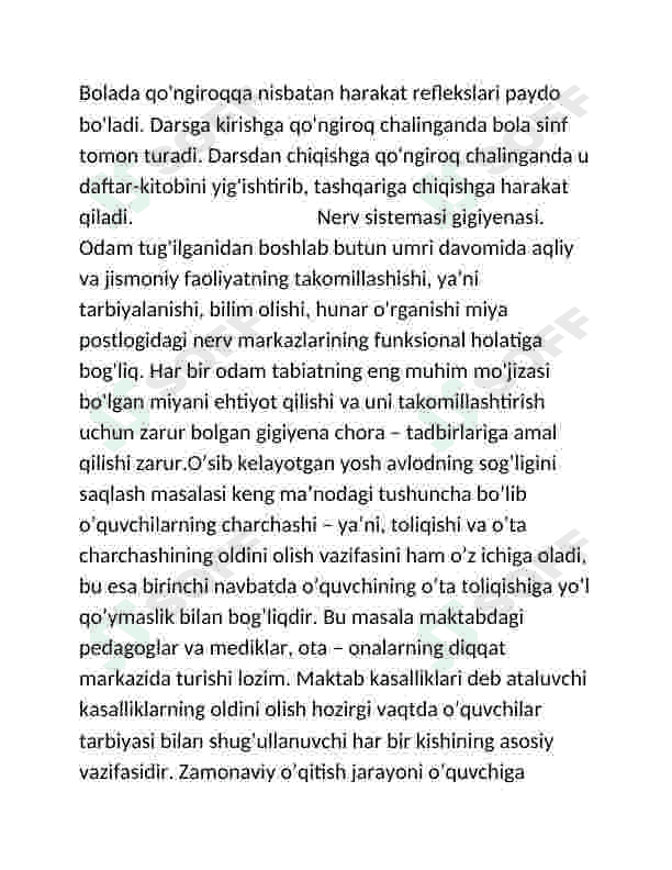 Nerv tizimining ahamiyati va gigiyenasi 4