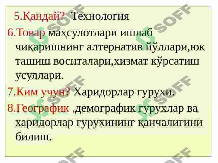 Biznes g'oya va uning falsafasi 4