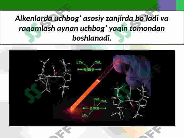 Alkenlar olinishi va xossalari 4