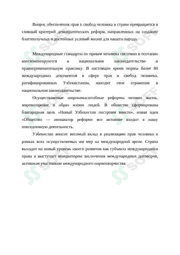 Установление гарантий прав человека в Узбекистане 4