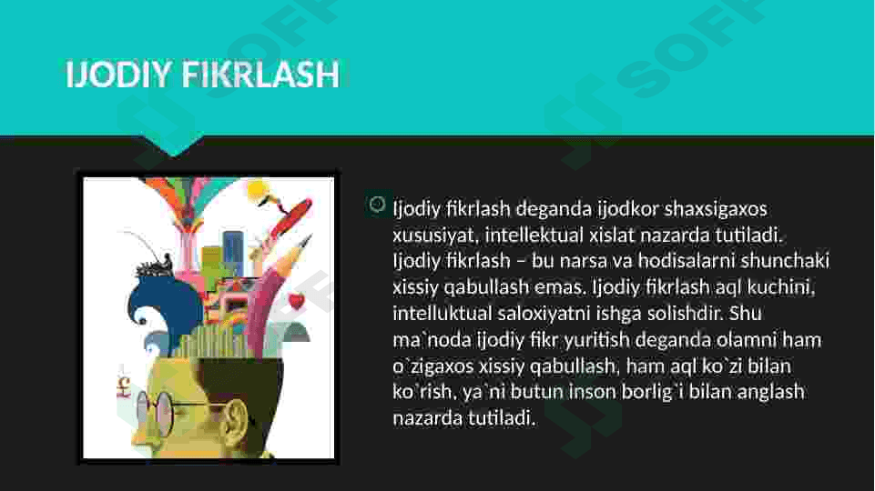 Ijod yangi qadriyatlar yaratish omili 4