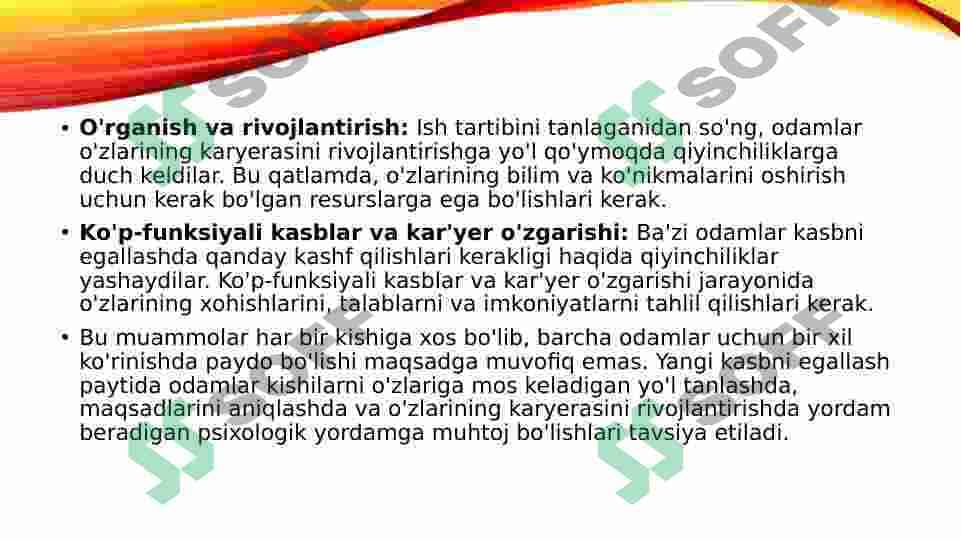 Temperament va kasbni egallash masalalari 4