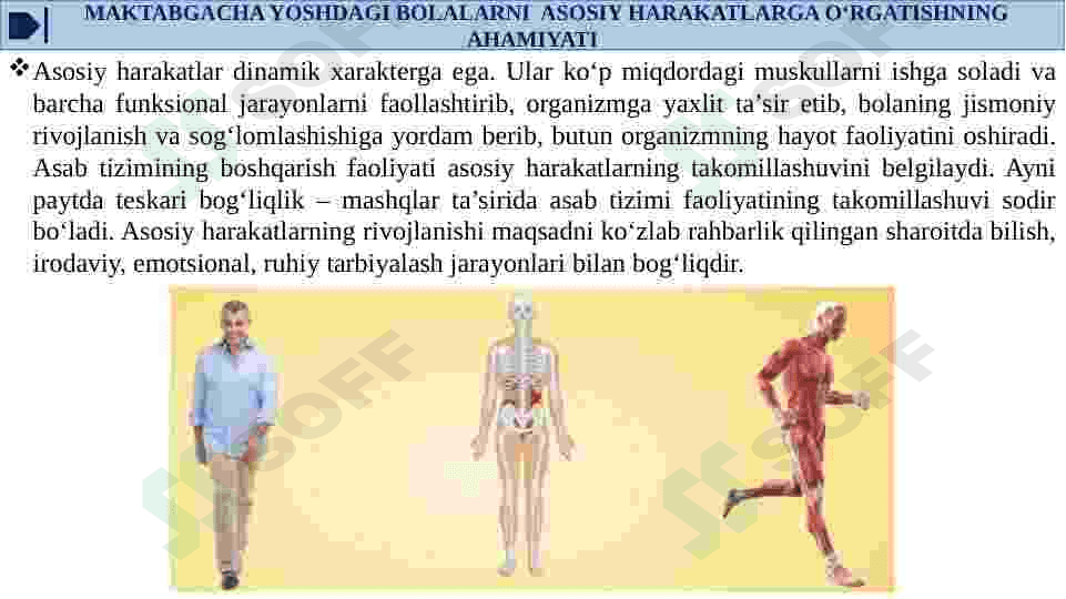 Maktabgacha yoshdagi bolalarni  asosiy harakatlarga o‘rgatish metodikasi 4