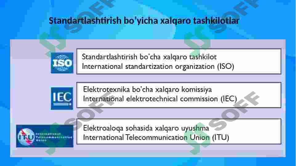 Metrologiya bo’yicha xalqaro tashkilotlar 4