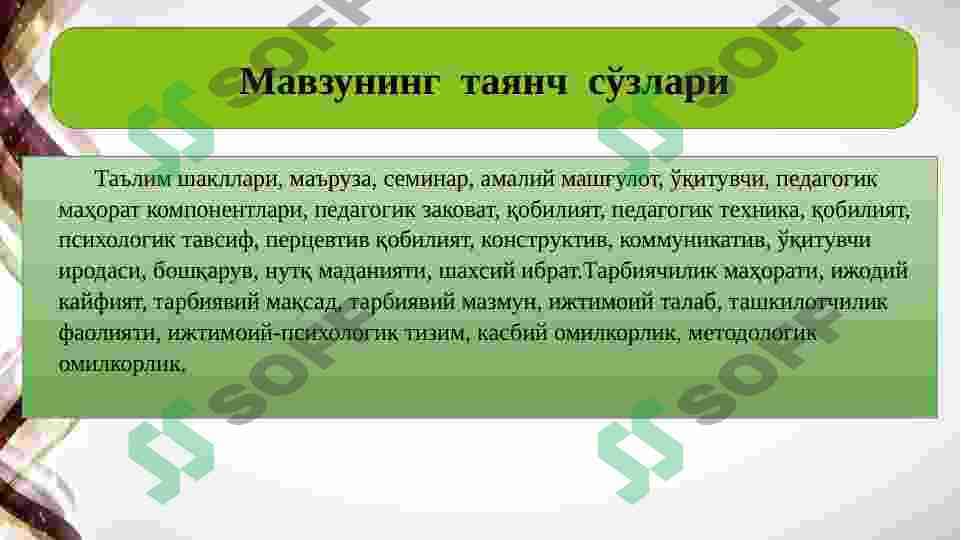 OLIY MAKTABDA  TA’LIM   ISHLARINI TASHKIL ETISH 4