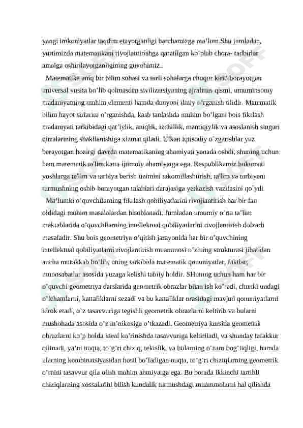 Parabola va uning kanonik tenglamasi, xossalari 4