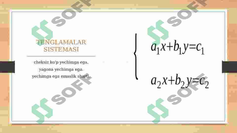 Tenglamalar 4