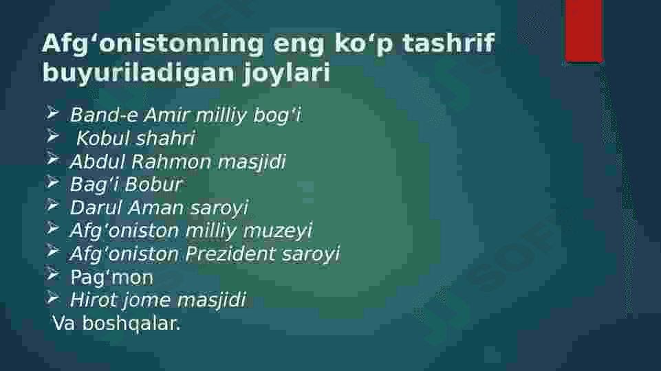 Afg'oniston turizimi 4