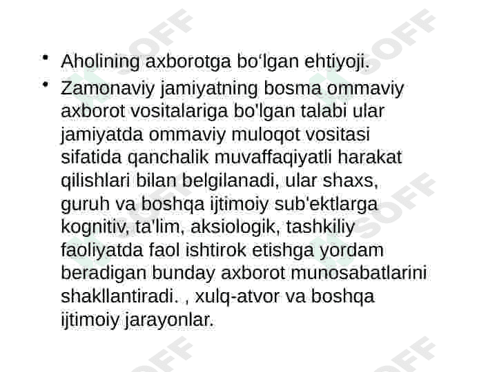 Jaxon media va axborot tizimida raqobat muhiti 4