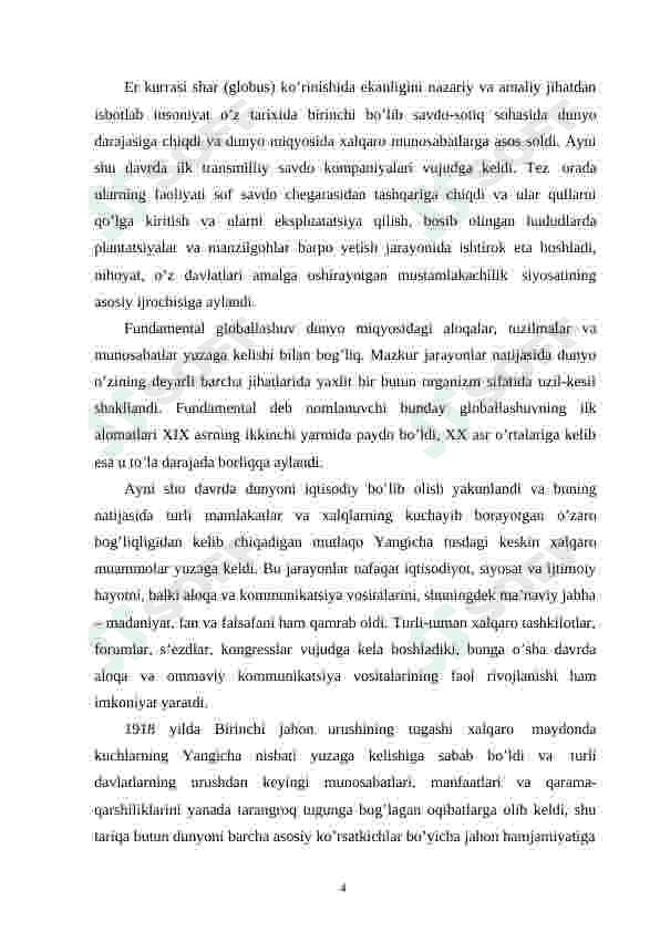 Globallashuvning falsafiy muommolari 4
