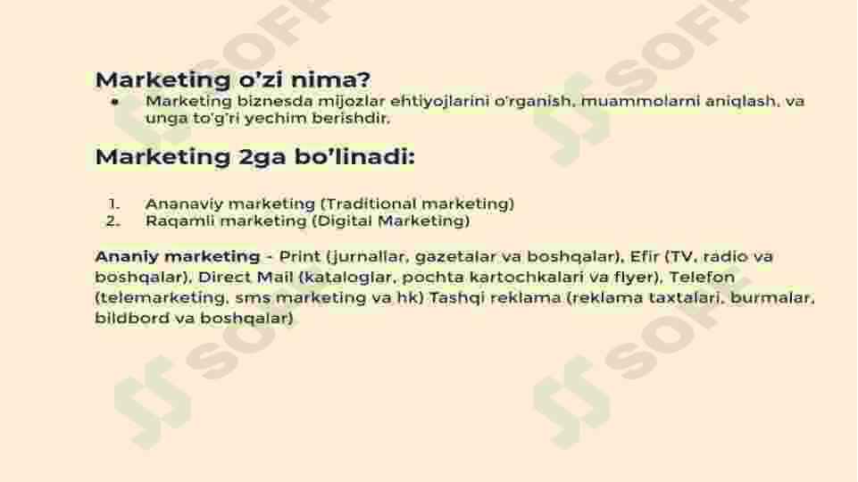 Raqamli marketingni rivojlanishi va kelajagi 4