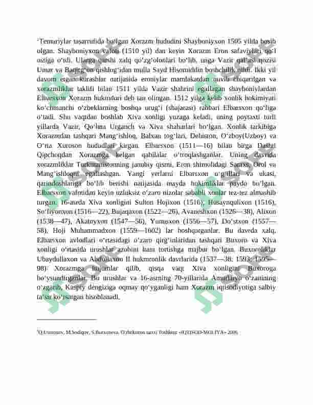 ELBARSXON BUXORO XIVA MUNOSBATLARINING KESKINLASHUVI 4