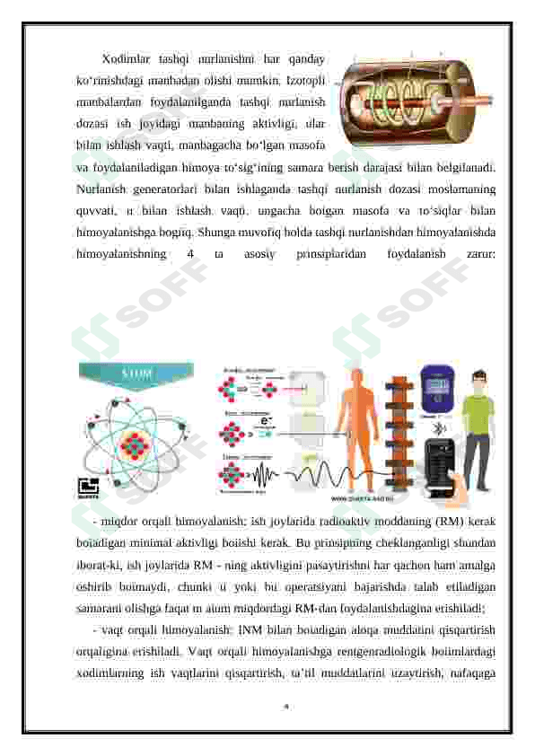 DPMlarda INMlardan foydalanilganda dozimetrik va radiometrik nazorat o'tkazish asoslari 4