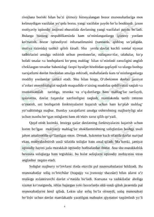 Soliqlarning funksiyalari va ularni takomillashtirish yo'llari 4