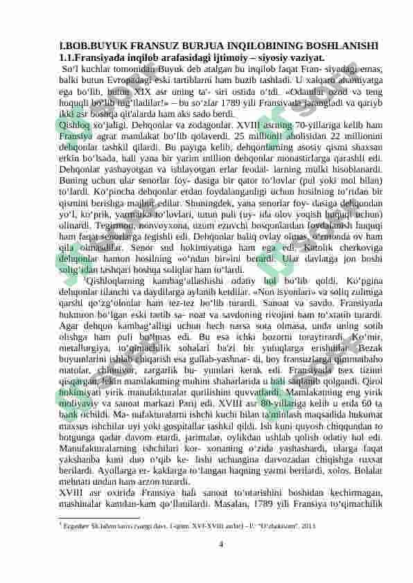 FRANSIYADA DIREKTO'RIYA DAVRI KURS ISHI 4