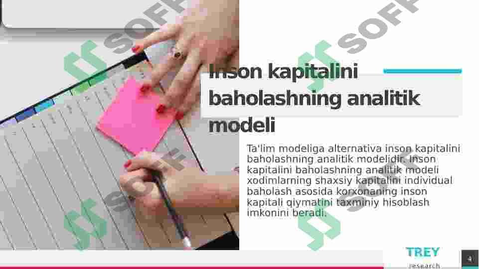 Korhona inson kapitalini baholash usullari 4