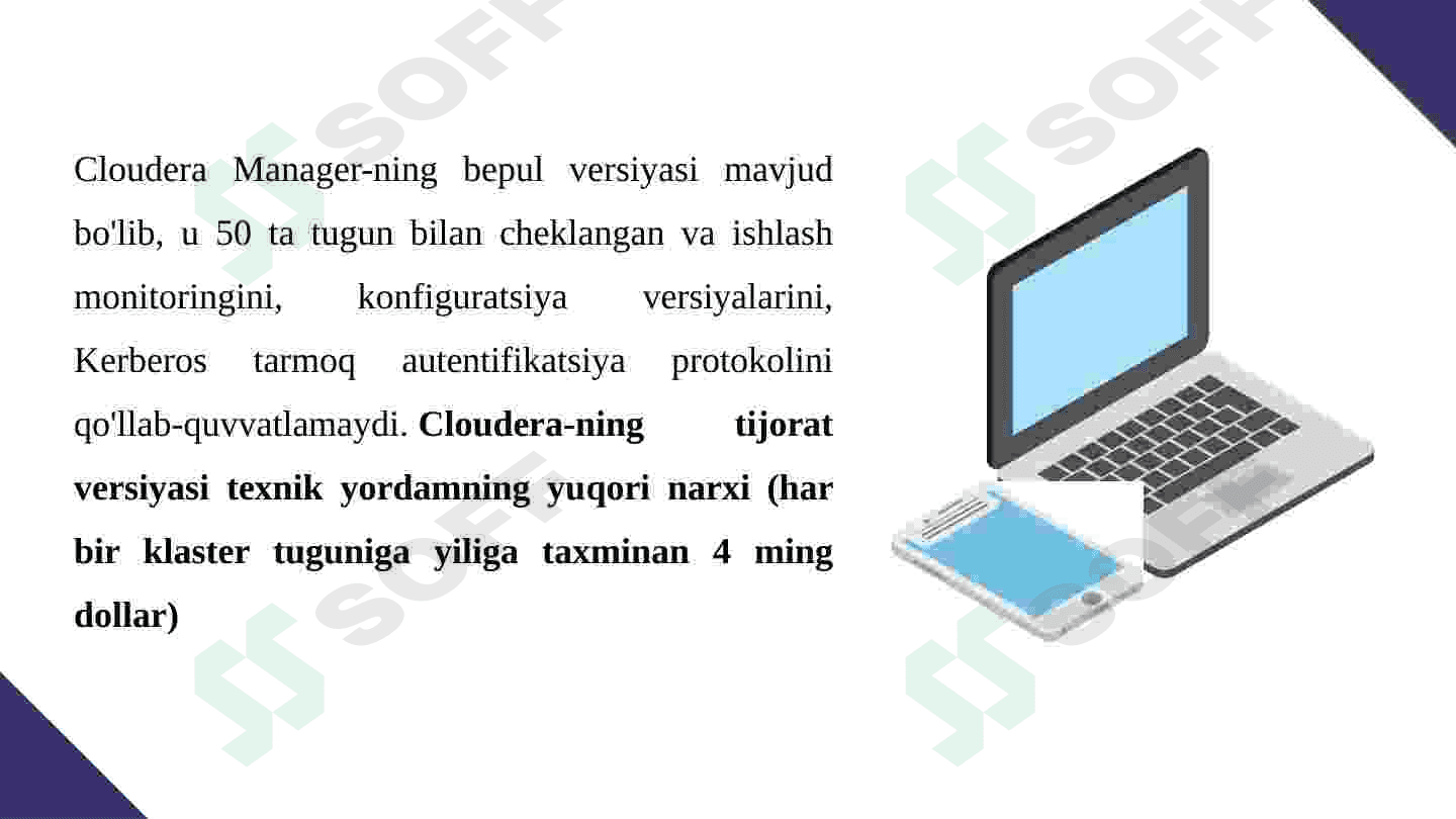 Hadoop ekosistemasi. Ma’lumotlarni tadqiq etish va vizualizatsiya qilish dasturiy vositalari 4