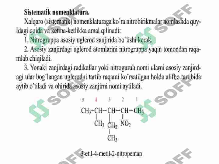 Nitrobirikmalar haqida tushuncha 4
