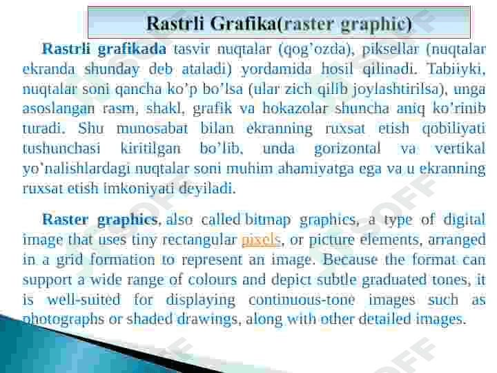 KOMPYUTER GRAFIKASI VA UNING TURLARI 4
