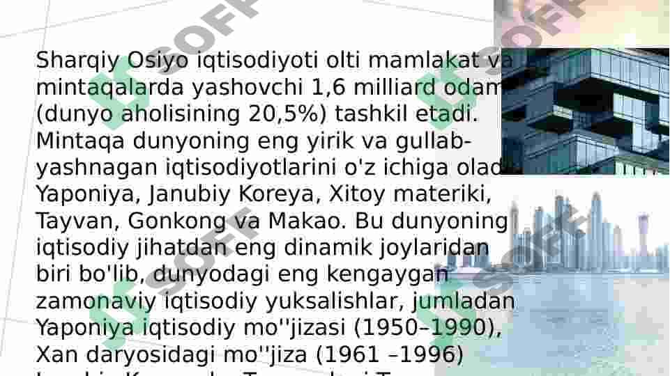 Xalqaro  savdo va iqtisodiy o'sish: sharqiy osiyo mamlakatlari. 4