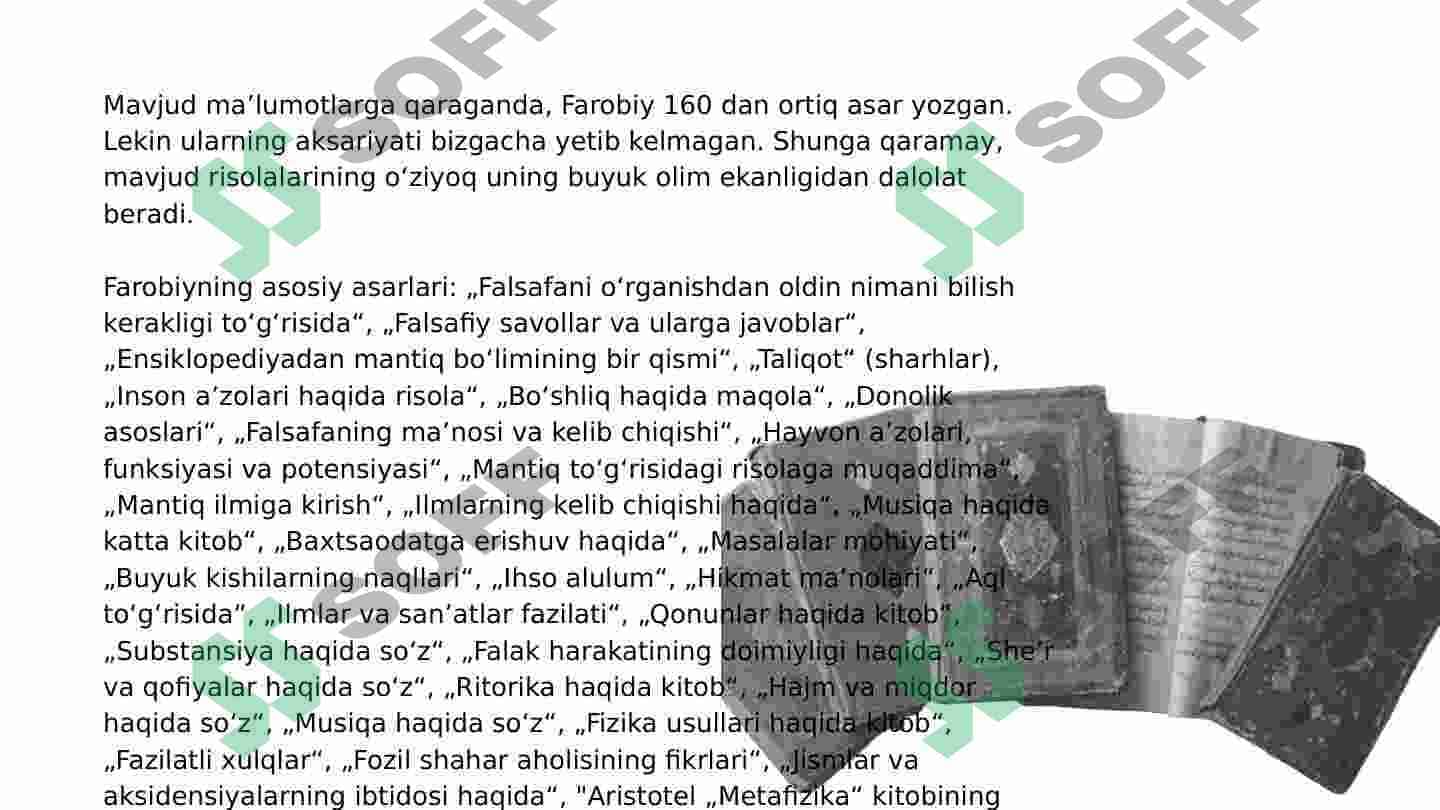 Abu Nasr Farobiyning ijtimoiy-falsafiy qarashlari 4
