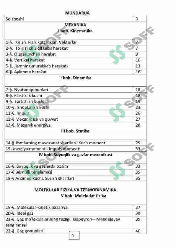 Fizika formulalar 4