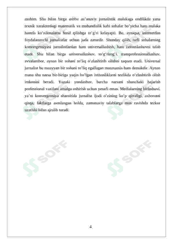 Xorijiy ommaviy axborot vositalarining  media makonidagi o‘rni 4