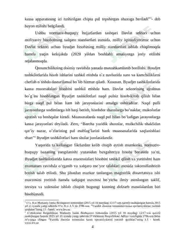 BYUDJET TASHKILOTLARIDA KASSA VA KASSA OPERATSIYALARI 4
