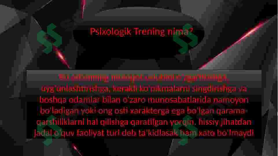 Psixologik Trening 4
