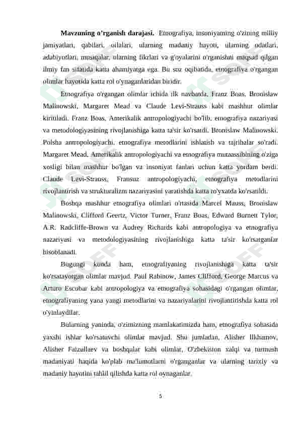 O'LKAMIZ ETNOGRAFIYASINING TARIXINI O'RGANISHNI DAVRLASHTIRILISHI 4