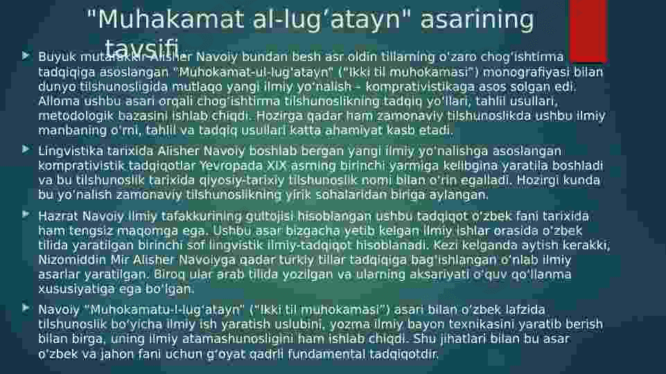 Alisher navoiyning ijtimoiy-falsafiy qarashlari 4