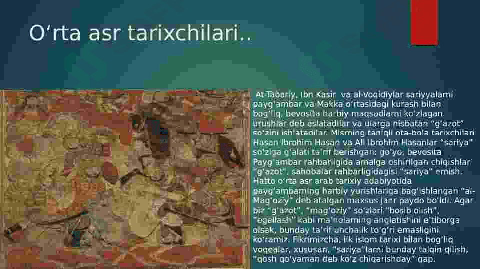 Makka va Madina o‘rtasidagi Harbiy to‘qnashuvlar Badr Jangi 4
