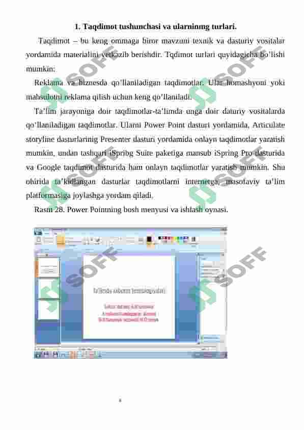 Taqdimot yaratishning zamonaviy usullari 4
