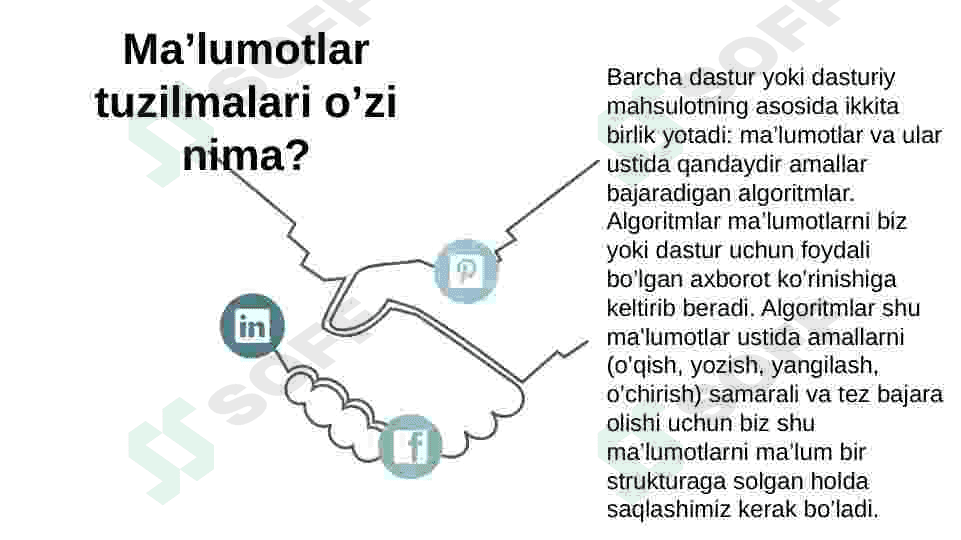 Ma'lumot tuzilmalarining umumiy koʻrinishlari ppt 4