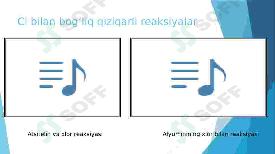 Xlor elementi. Prizintatsiya 4