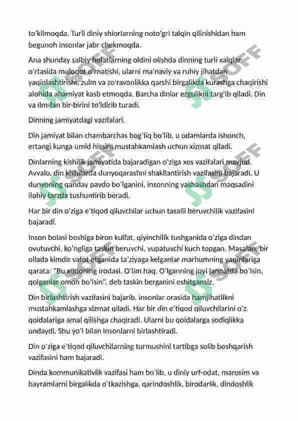 Dinning aloqa bog`lashlik (kommunikativlik) vazifasi 4