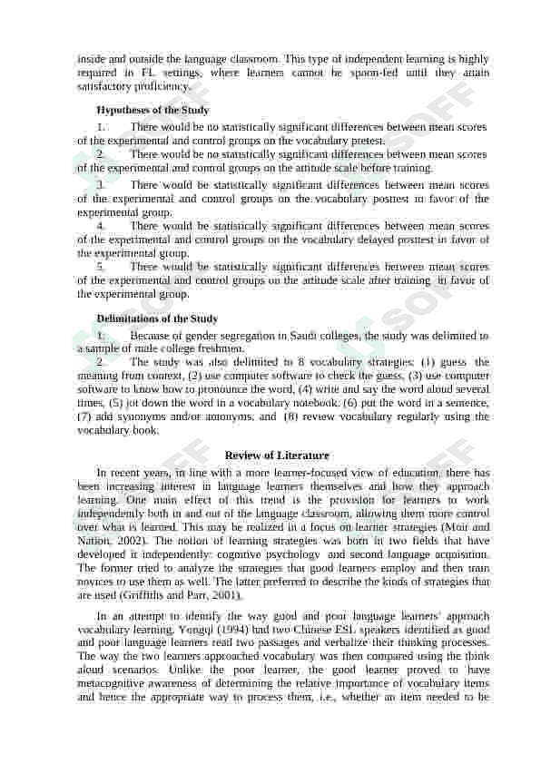 Ways of achieving best long-term vocabulary retention with EFL students 4