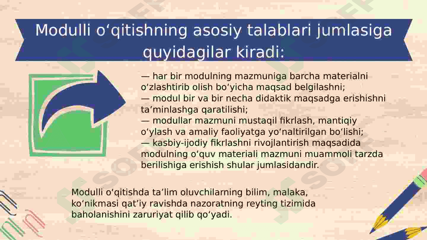 Modulli o’qish tizimi 4
