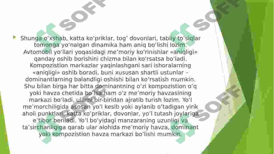 Yo’llarni ko’kalamzorlashtirish texnologiyalari va ularni tashkil qilish 4