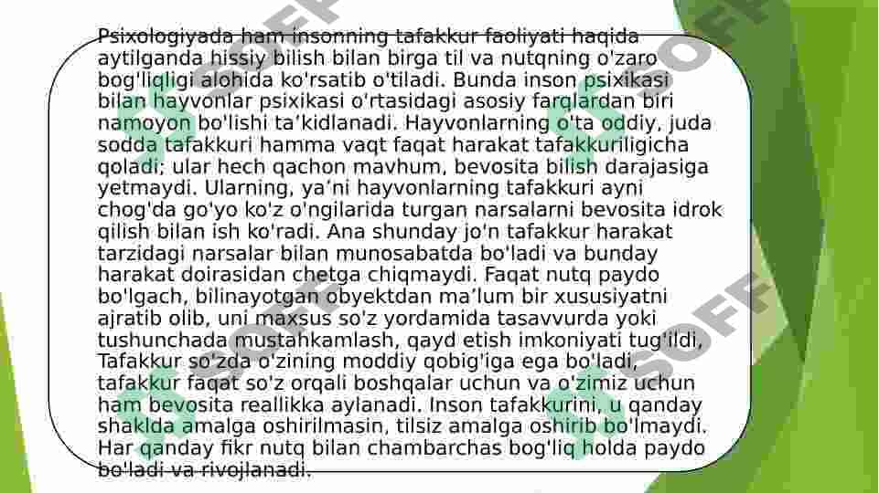 TIL VA OLIY PSIXOLOGIK FUNKSIYALAR BOG’LIGI 4